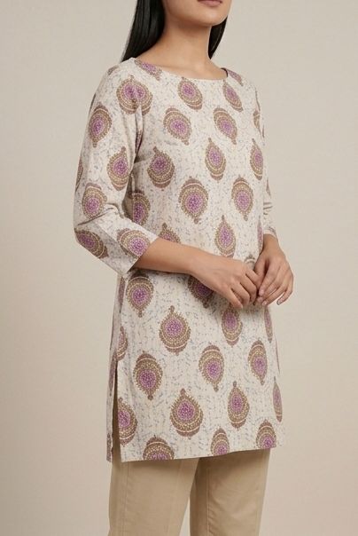Royal Buti Printed Cotton Kurti