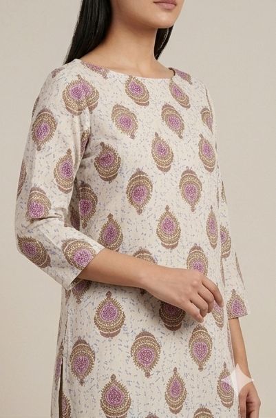 Royal Buti Printed Cotton Kurti