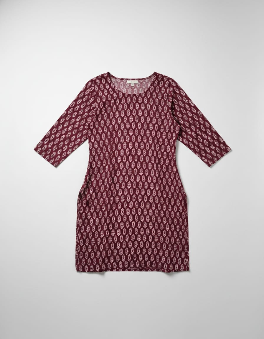 Rosewood Handblock Print Kurti